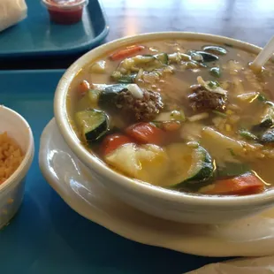 Much needed albondigas. Hit the spot.
