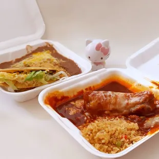 Taco and Tamale lunch special