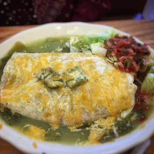 Wet burrito with carne Asada-this was very tasty but the meat was roast not steak.
