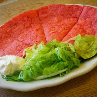Tomato tortilla Quesadilla