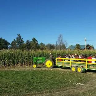 Real tracker pulled Hayrides!