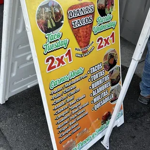Menu and Meats