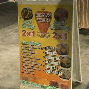 Menu October 2024