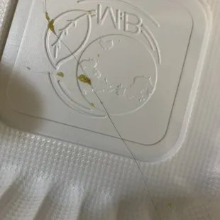 Long hair found in tamales.