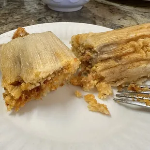 Pork tamale $4 pretty fluffy and flavorful