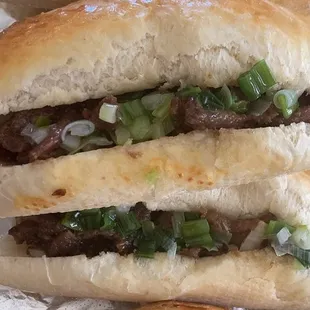 Grill pork sandwhiches