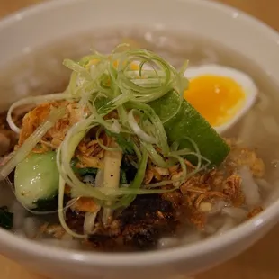 Asian chicken noodle soup.