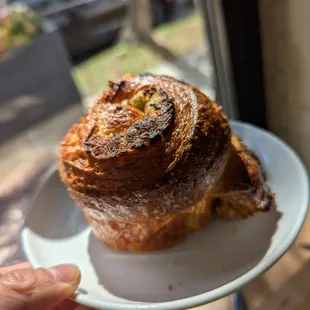 Green Scallion Danish with Garlic Butter