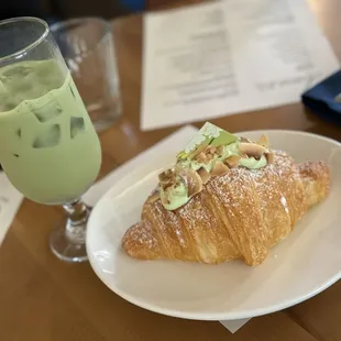 Coconut Pandan Croissant
