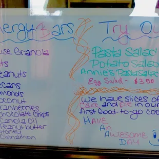 Energy bar ingredients