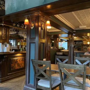 Looking back in to the bar from the window table we enjoyed.