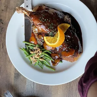 Half roasted duck.. and part of my arm :)