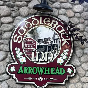 Signed to the saddleback inn restaurant is located in the lobby of the hotel