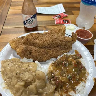 a plate of food