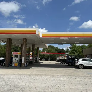 the gas station