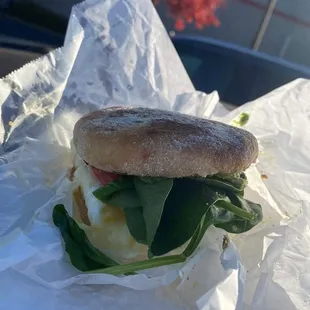 Breakfast California Style Egg Sandwich