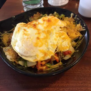 an omelet on a plate