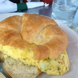 Stuffed croissant (: