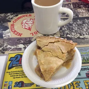 No sugar added homemade apple pie!