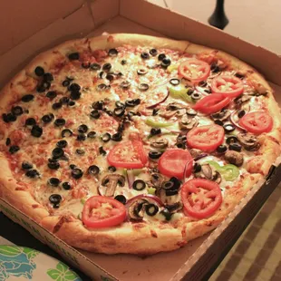 pizza, food
