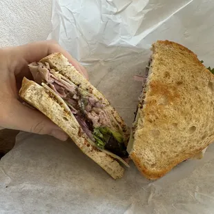 Rosemary Ham Sandwich