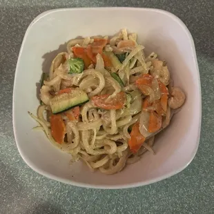 Creamy Yaki Udon
