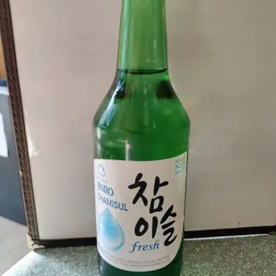 Soju 16% alc Tastes like drinking pure grain alcohol