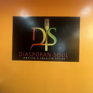 a sign for a restaurant