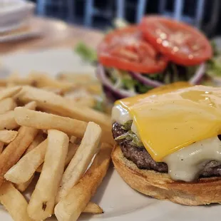 Green Chile Cheeseburger