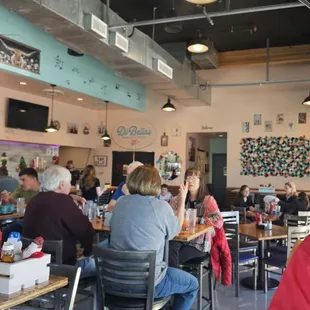 Inside the restaurant