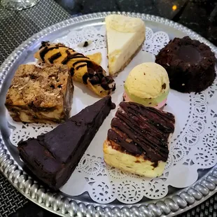 Dessert Tray (They also have lemon cake not shown here.  It&apos;s very good!).