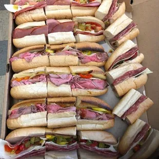 a box full of subs