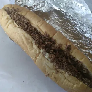 Steak and cheese with just mayo no veggies today but delicious