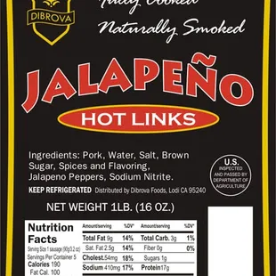 jalapeno hot links