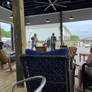 Live music and dancing