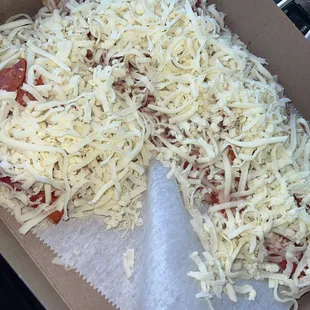 a pizza in a box