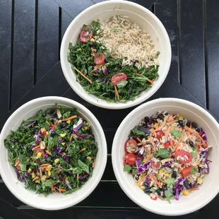 Make anything into a salad, wrap, or rice bowl. Or try half greens half rice for a balanced bowl!