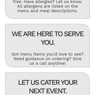 They advertise gluten free options with allergens specifically listed for all meals.