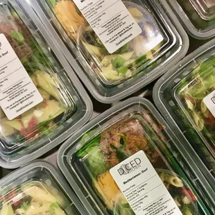 Mediterranean Beef plates boxed &amp; ready to be delivered to your home or office. Macros included!