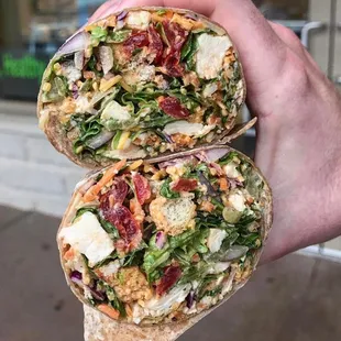 Are you drooling yet? BBQ Chop in a wrap.