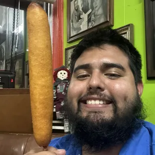 1ft long corn dog!