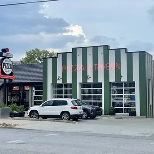 From free parking lot across the street. A nice rare find in Nashville these days.