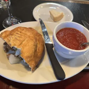 My delicious calzone half