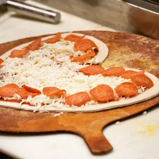pizza, food