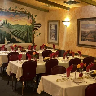 the dining room