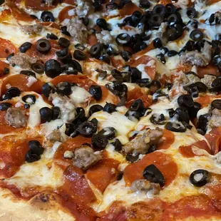 pizza, food