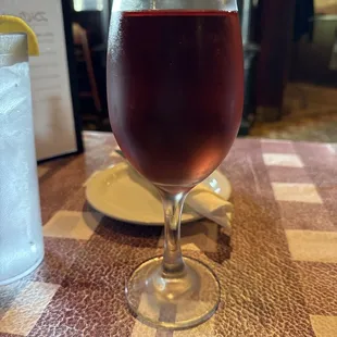 Nice cold white Zinfandel