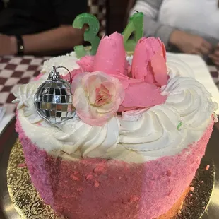 Brought in my birthday cake and they put it in the back in the fridge to keep it fresh!