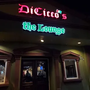 A lounge right next door. Dinner and drinks are on the menu