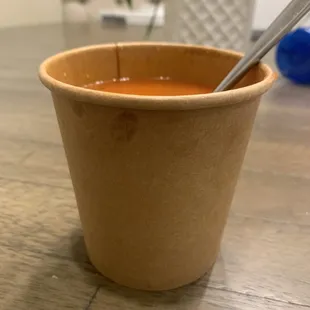 "Bowl" of minestrone soup